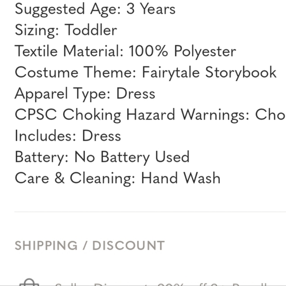 Disney Frozen Anna Costume - Picture 3 of 6